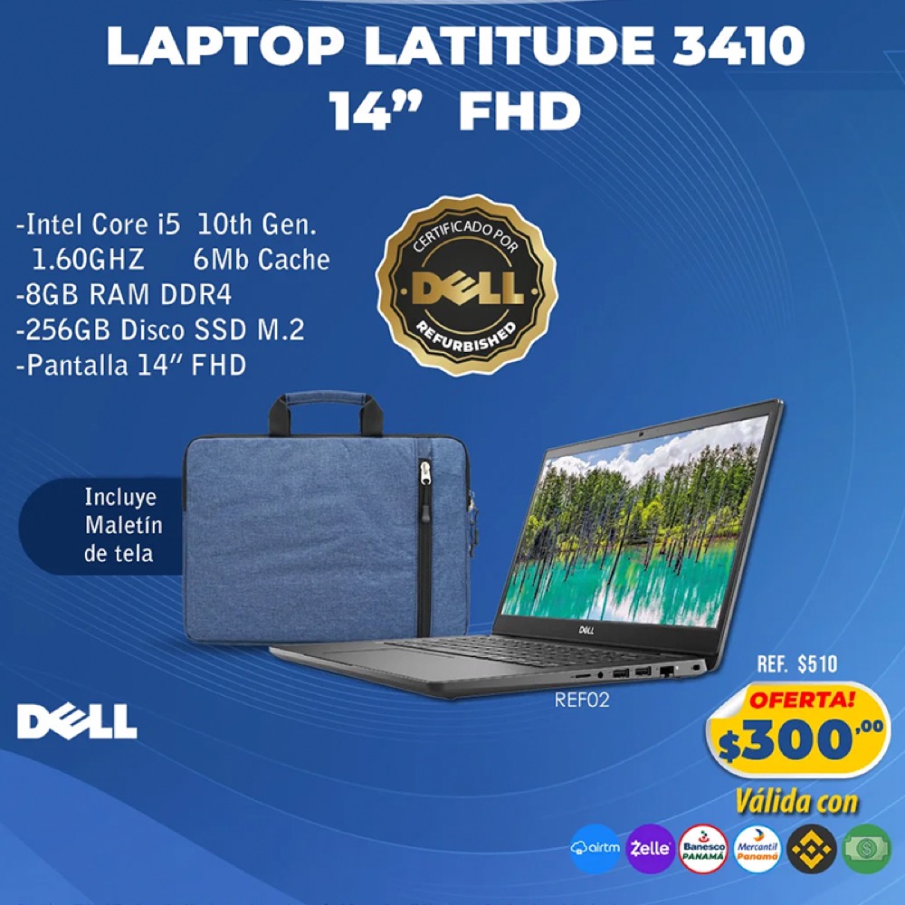 Laptop Dell Latitude 3410 14" Core i5