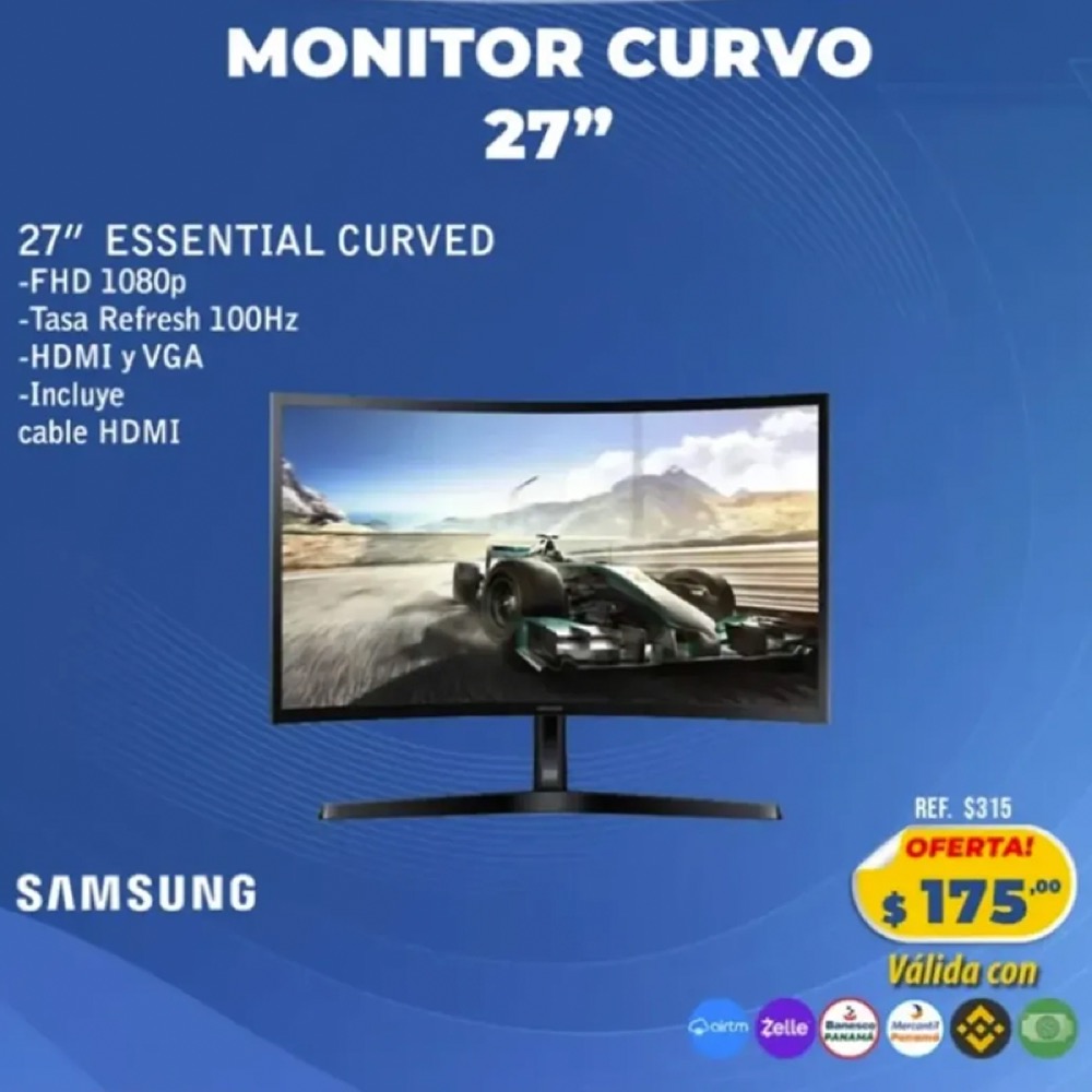 Monitor Curvo Samsung 27"